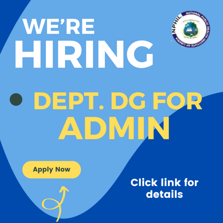 Vacancy: Deputy Director General for Administration at NPHIL